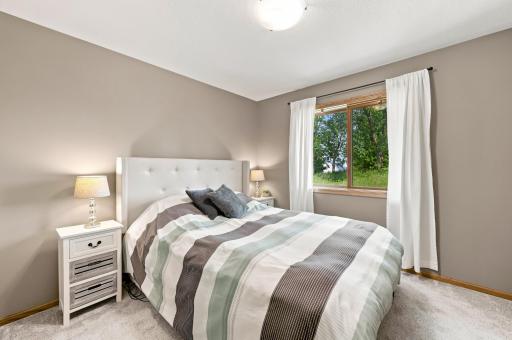 Upper level bedroom with generous space