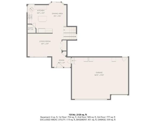 Main level layout