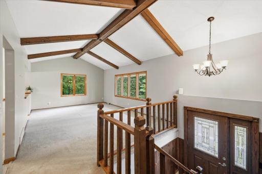 Vaulted Ceilings featured in the living room