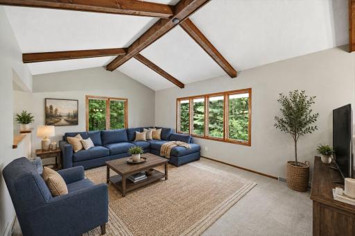 Virtual Staged Living Room