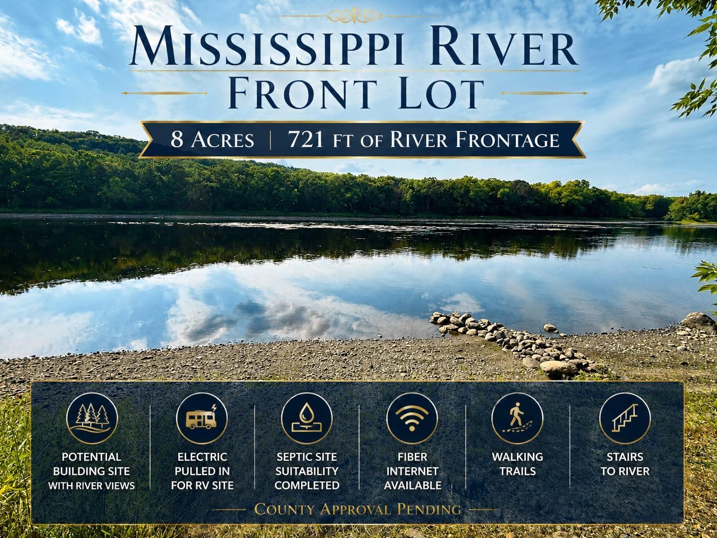 8 Acres on The Mississippi River