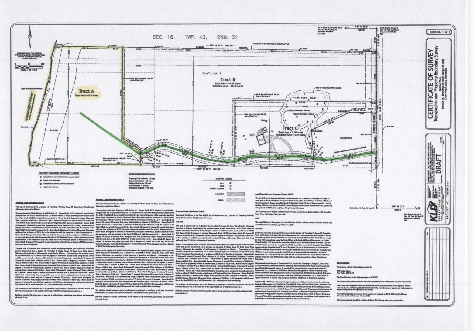 Tract A Survey Draft