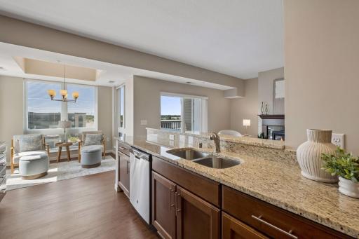 Fresh paint, new carpet & gorgeous warm finishes!