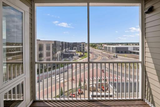 Enjoy sunset & westerly views from this screened porch!