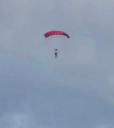 Skydiver watching!