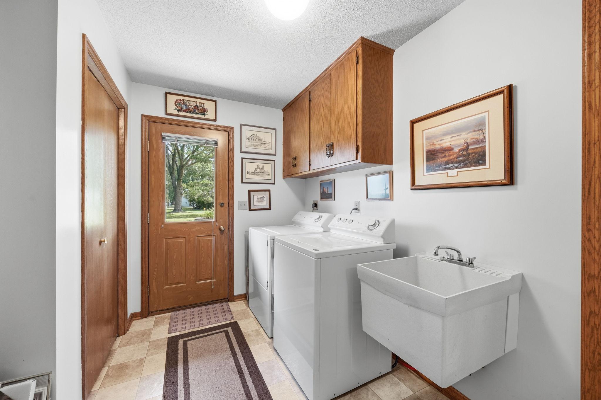 Main floor laundry/back entry