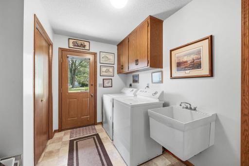 Main floor laundry/back entry