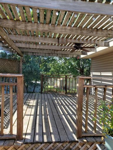 Deck and sun diverter