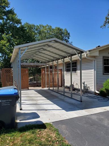 Newer Carport, Concrete