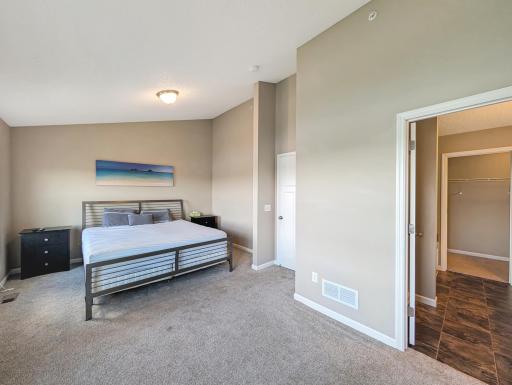 Primary bedroom on upper level!