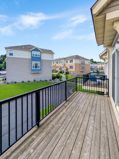 Deck just off the kitchen!