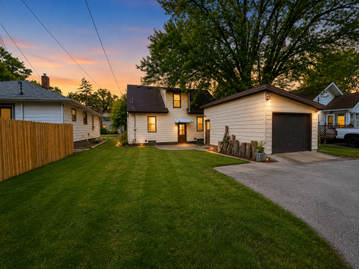 Backyard & Detached Garage