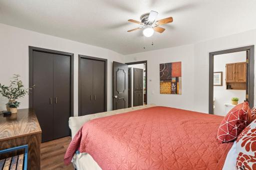 View of the primary bedroom
