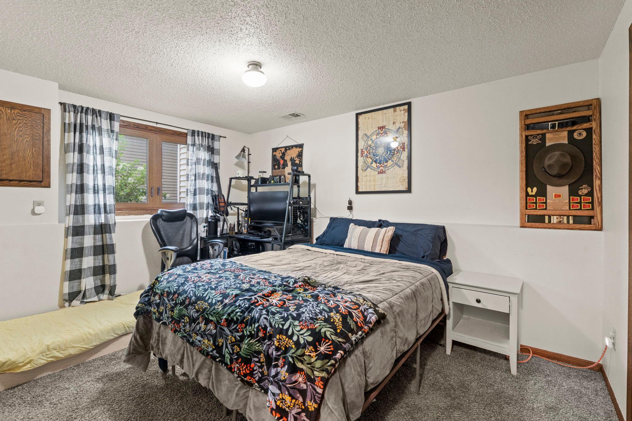 Lower level bedroom