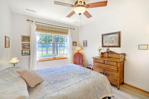 The primary bedroom is big enough for a king if desired - lots of light and room for furniture pieces as well, in addition to great closet sapce!