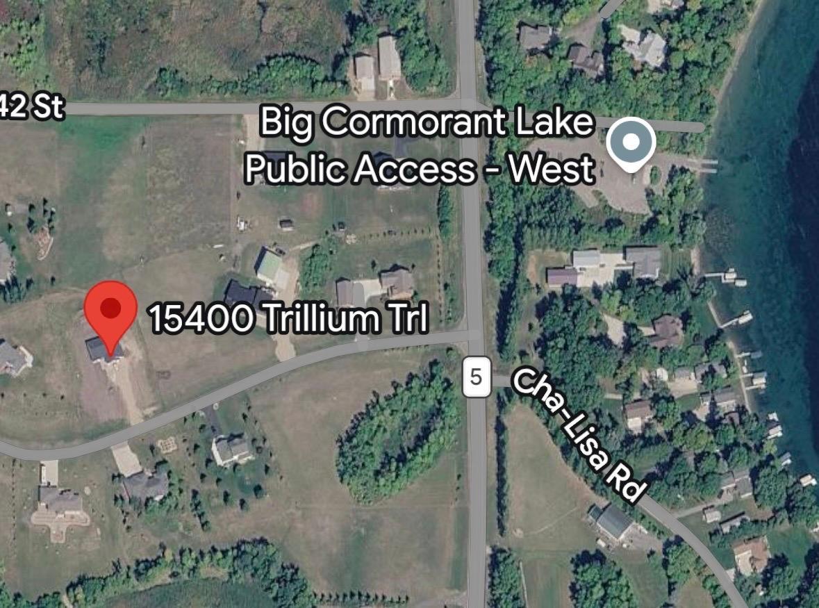 Subject Property to Cormorant Public Access