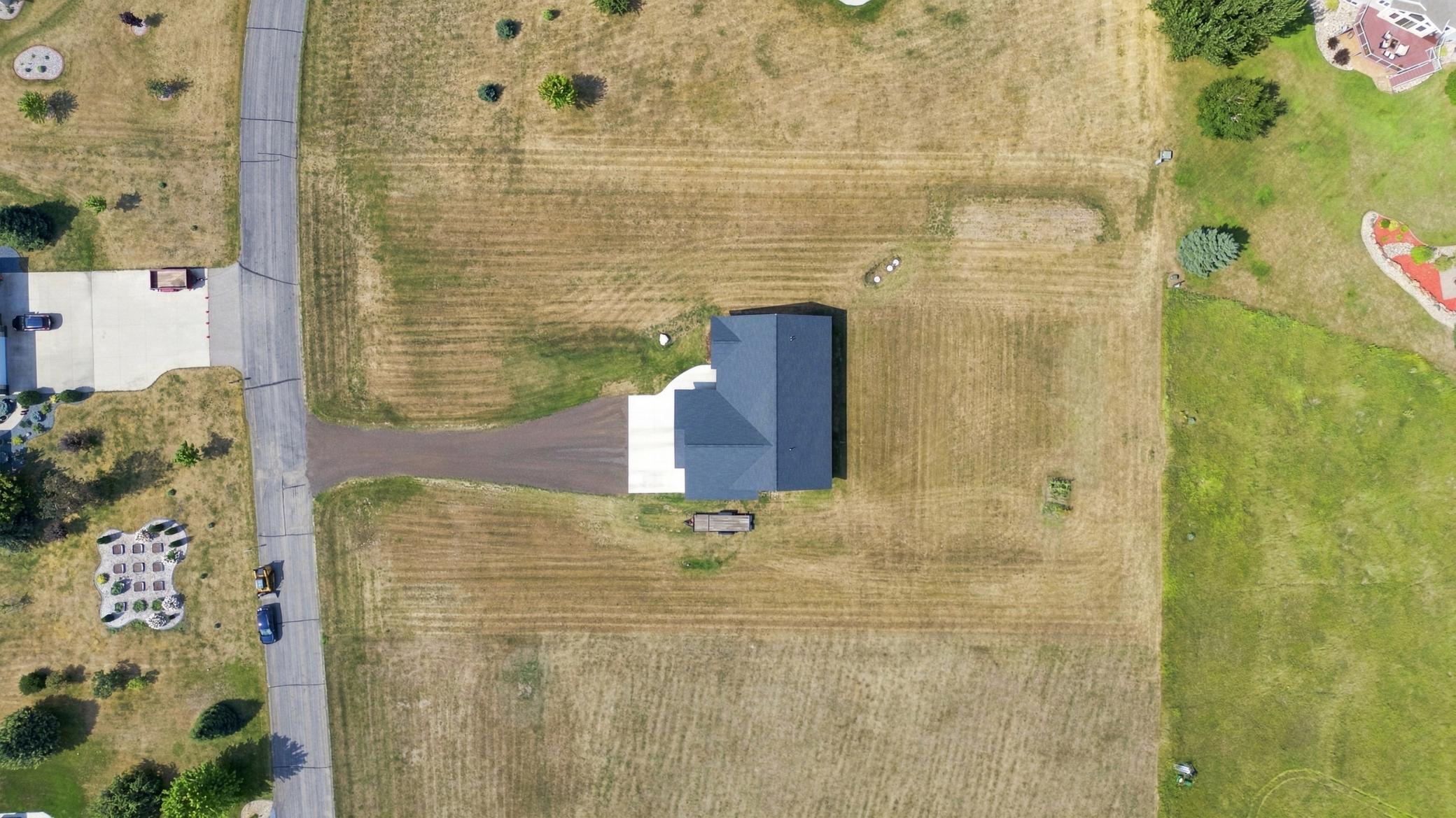 View overhead Subject Property