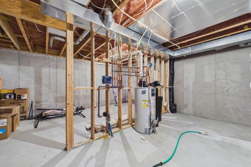 Lower Level Unfinished Storage