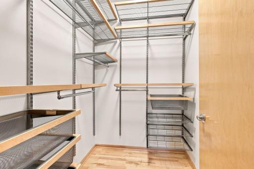 36 Primary walk-in closet with custom closet system