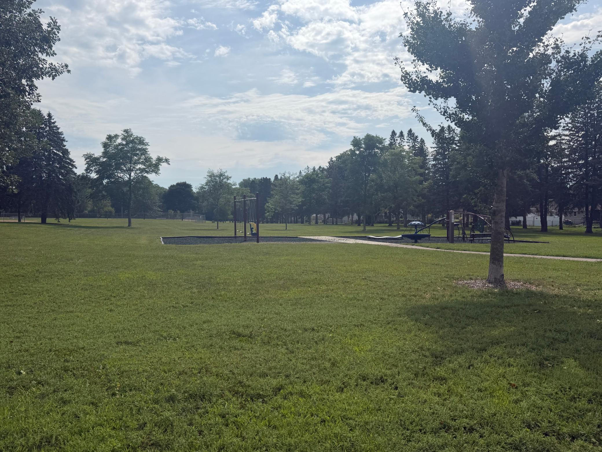 Quarry Hill Park across the street