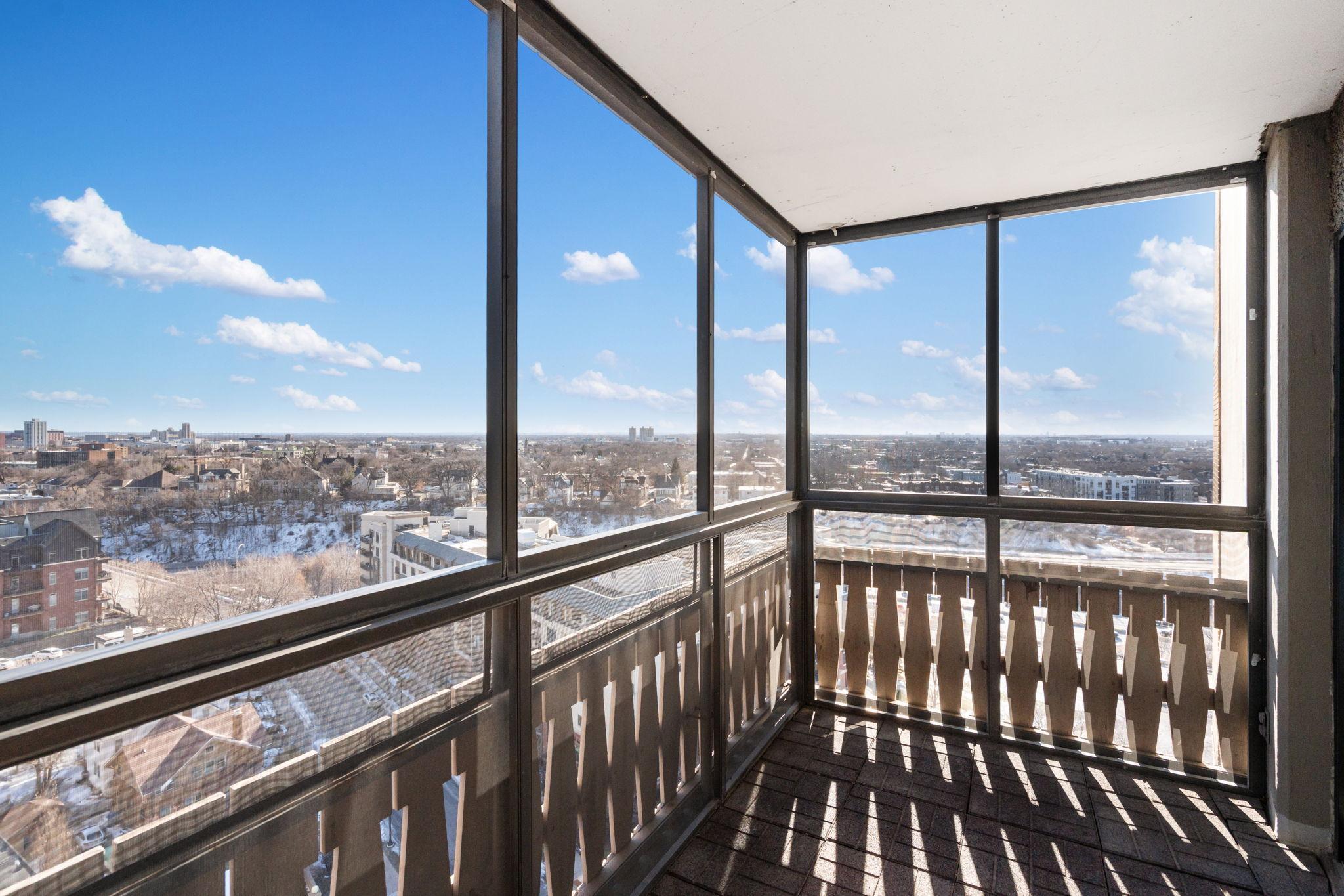 Screened-in, private patio.