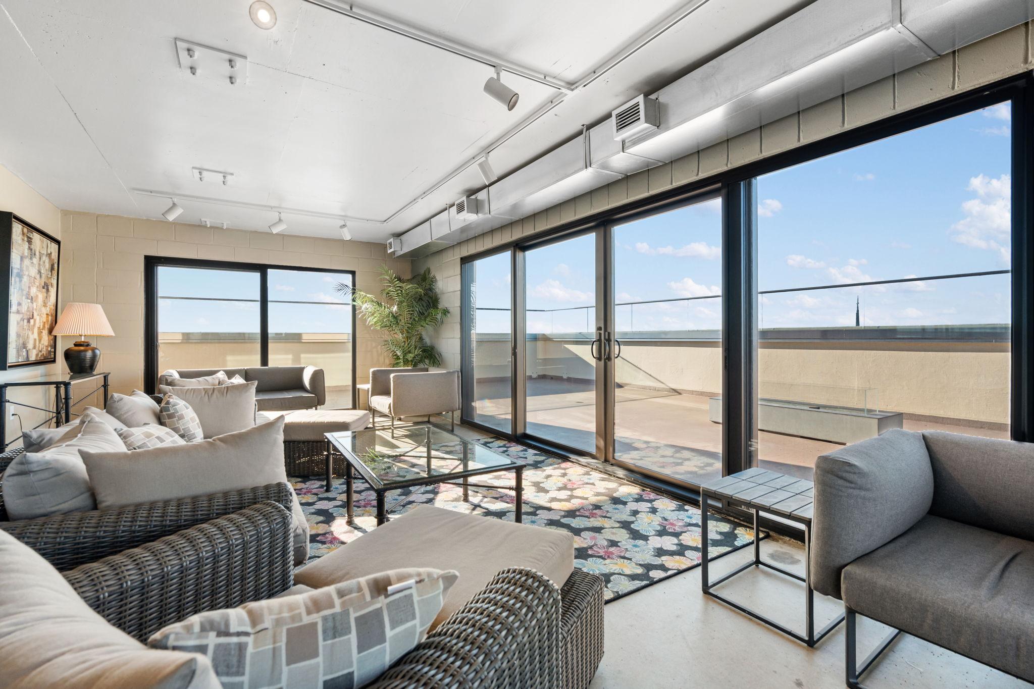 Sun Room + Pool Room.