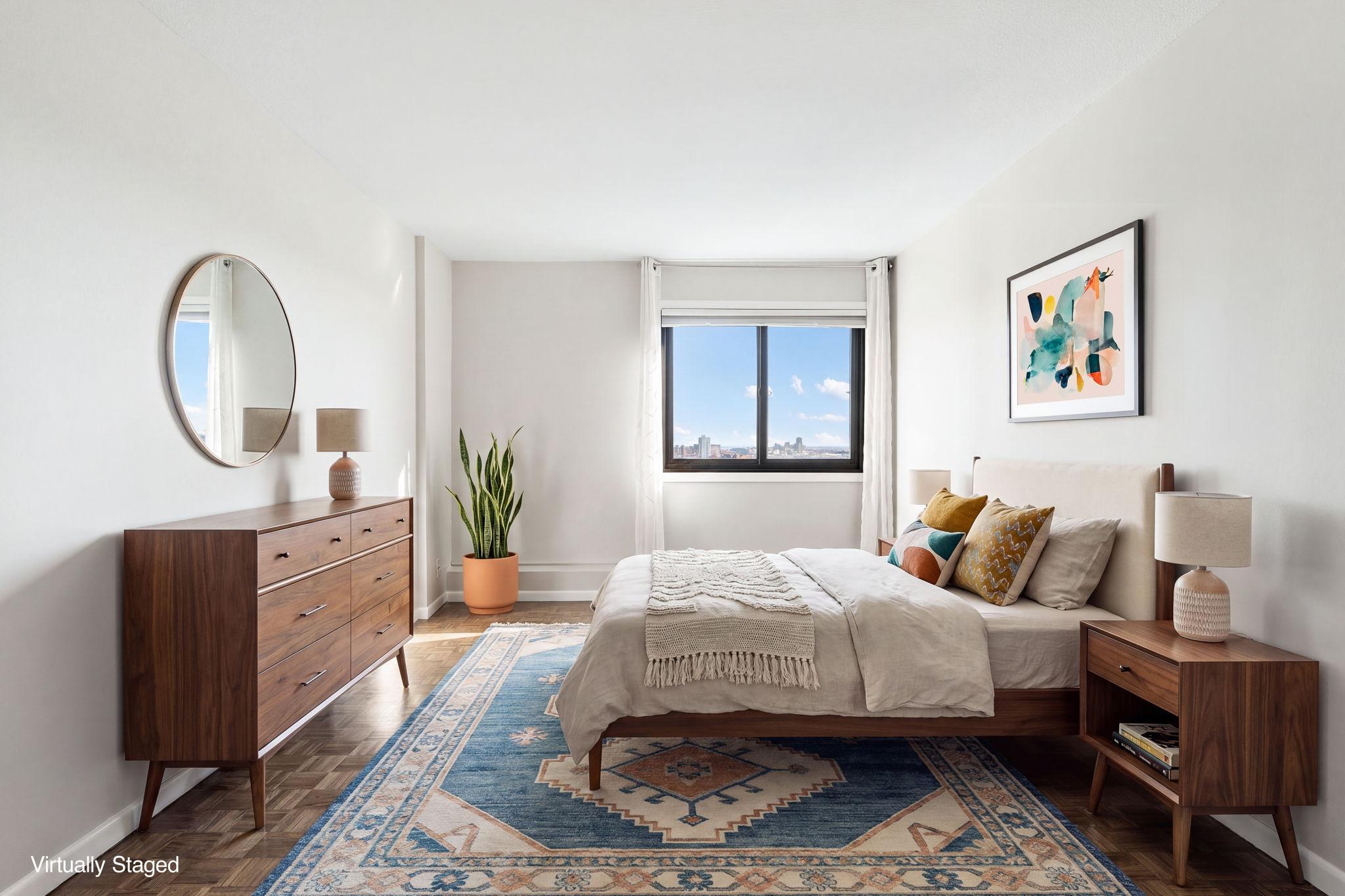 2 Spacious Bedrooms.