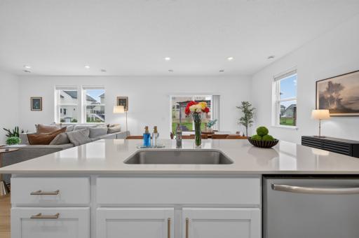Modern quartz countertops make meal prep a breeze
