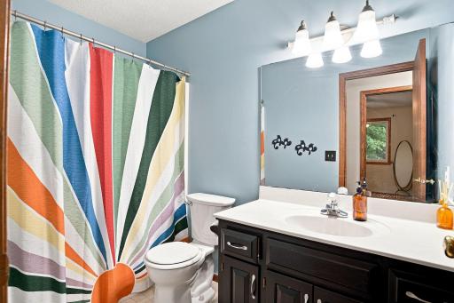 Updated full bath services the additional bedrooms nicely.