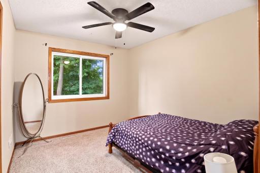 Freshly painted 2nd bedroom on the upper level.