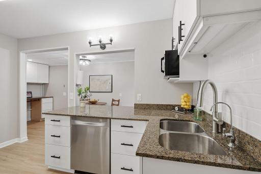 Counter space for preparing your favorite meals or setting out a quick snack.