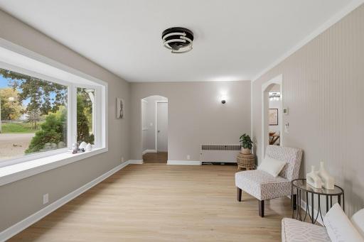 Arrange the living room to fit your furniture & your style.