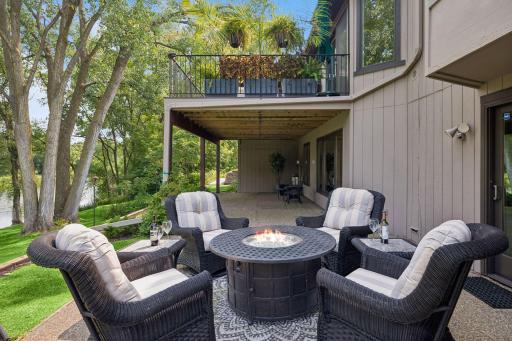 Aggregate patio