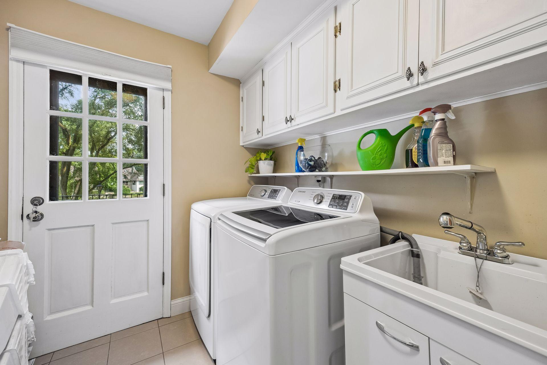 main level laundry room