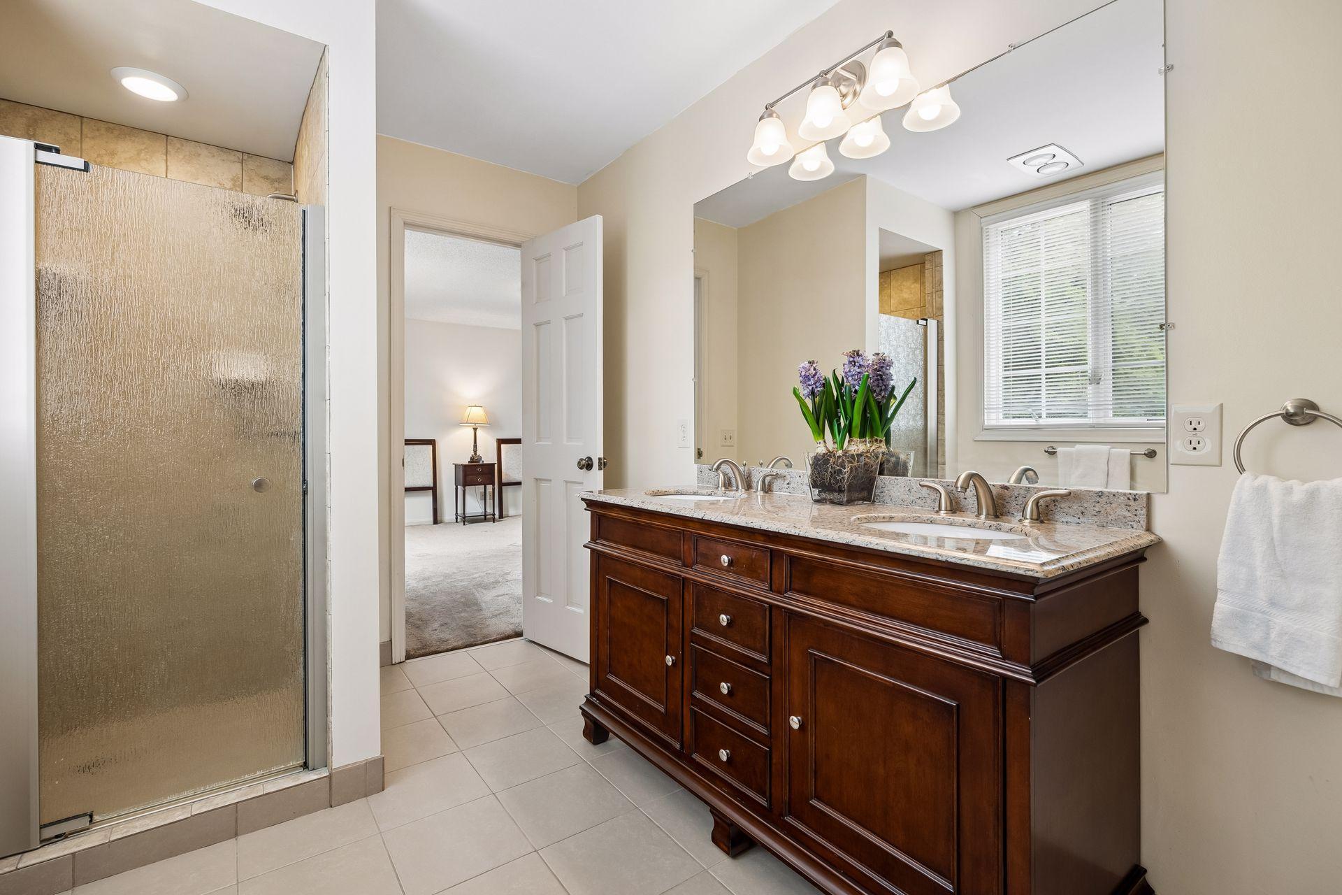 3/4 bathroom Jack & Jill