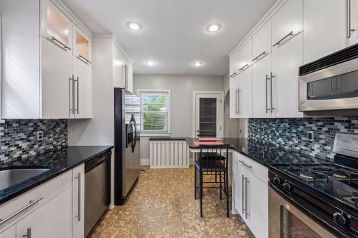 Another view of kitchen from dining room.