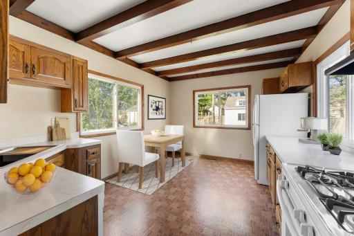 Virtually staged for illustration purposes. Kitchen