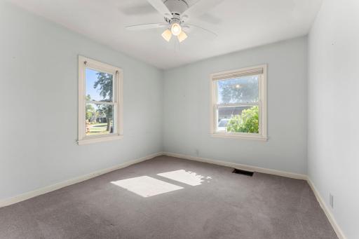 Hardwood floors under the carpet.