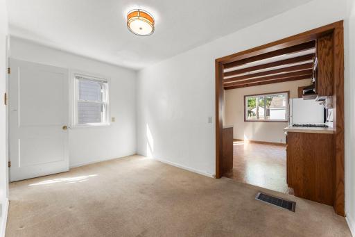 Dedicated dining room for effortless entertaining.