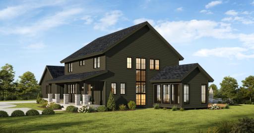 Relax year-round in the glass-enclosed porch, where walls of windows bring in natural light and create a seamless connection to the outdoors.