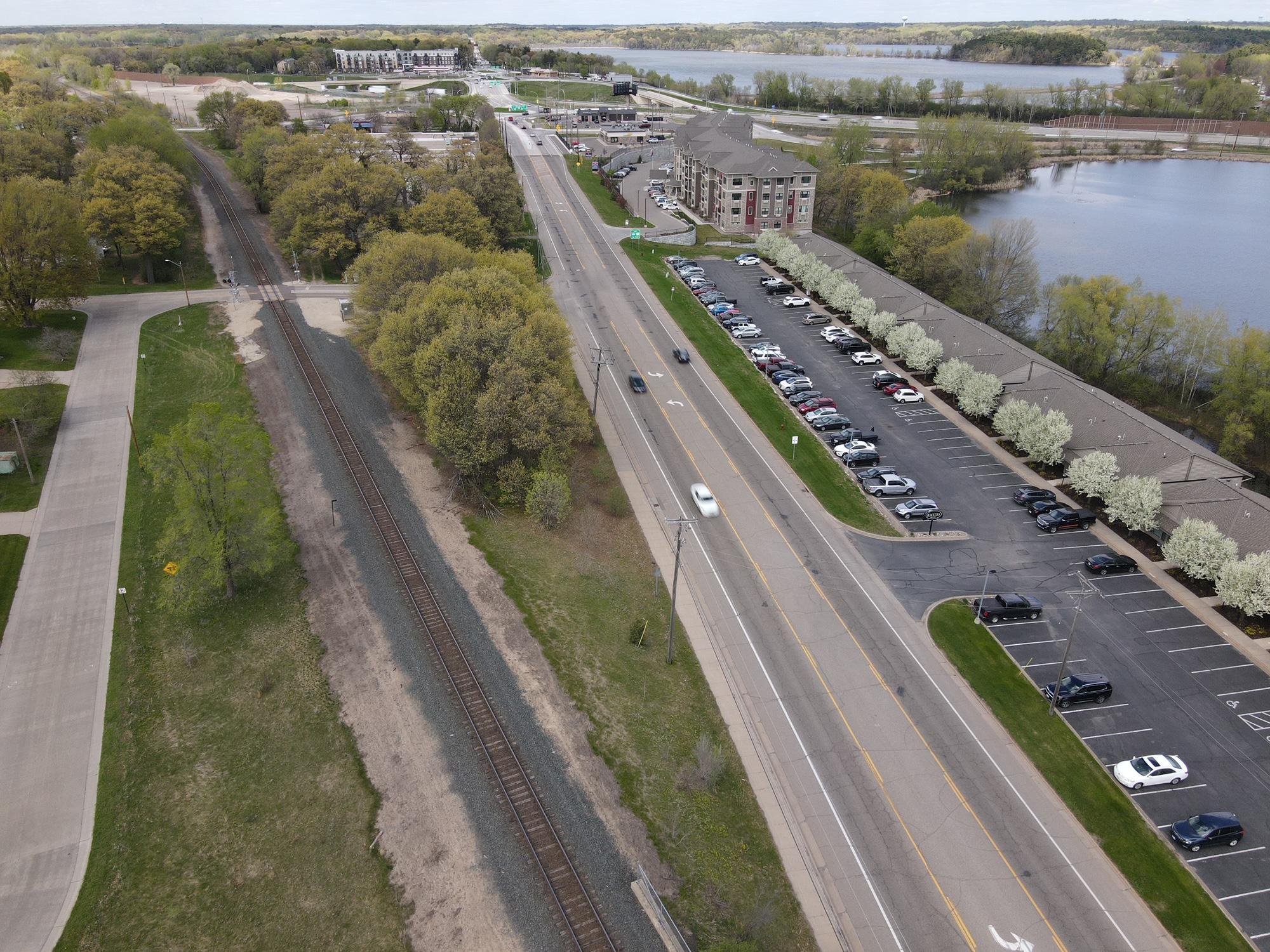 Facing North
