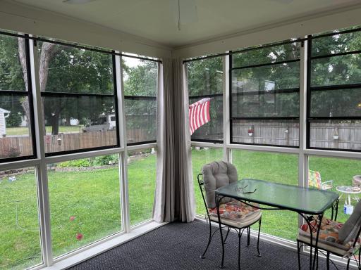 Sunroom off Dining area