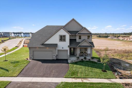 This photo is of the same Morgan floorplan, but not the actual home for this address