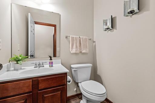 Main floor half bathroom