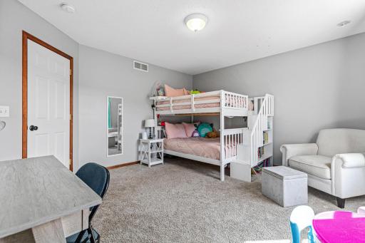 Bedroom 2 of 4 on upper level. 5 Total bedrooms!