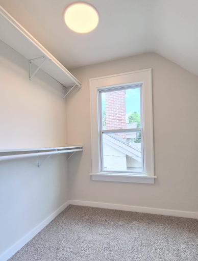 Big Walk In Closet with a Window