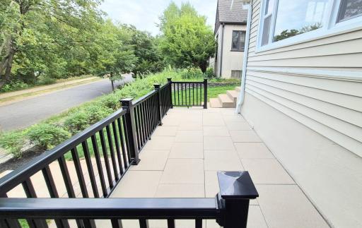 Beautiful Front Patio with a view