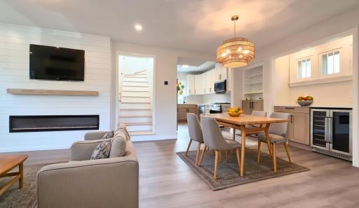 Another Dining Room Angle - Virtually Staged