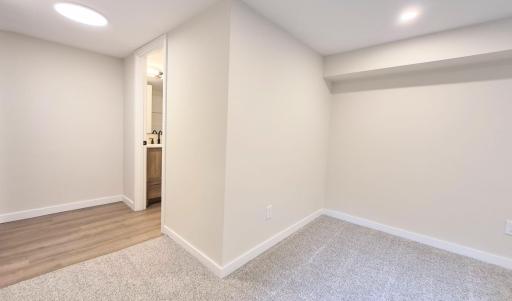 Family Room and Hallway to Bathroom & Laundry