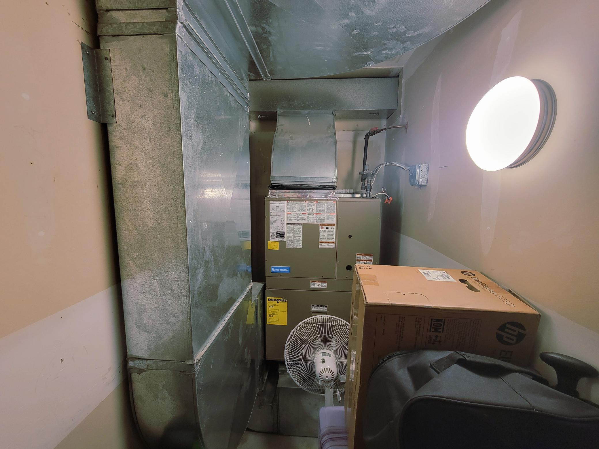 Unit 103 Furnace in closet